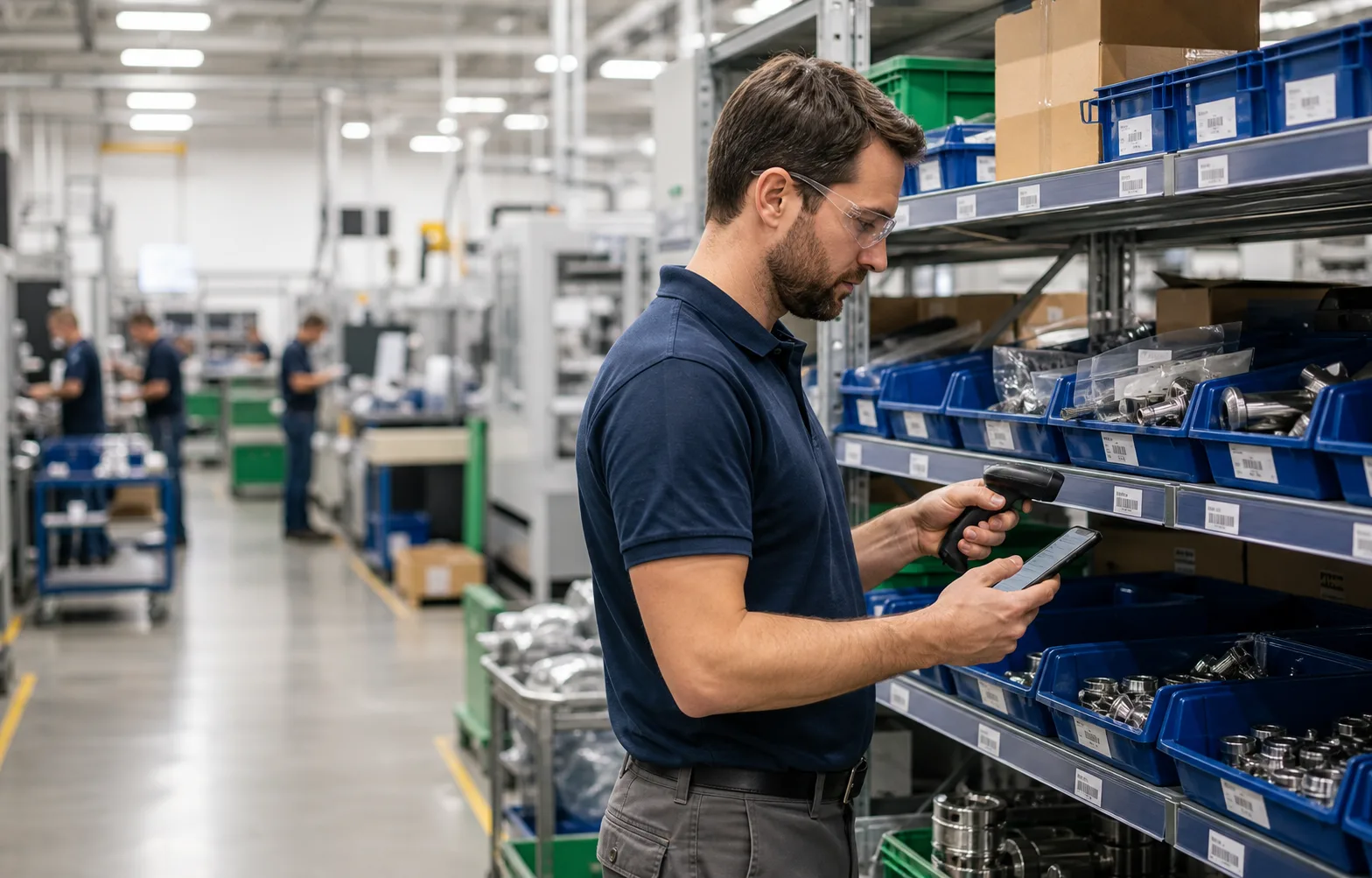 Manufacturing inventory app inventory workflow